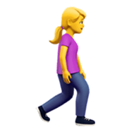 Mujer Caminando Mirando A La Derecha Apple iOS 17.4.