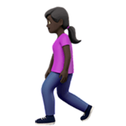 Mujer Caminando: Tono De Piel Oscuro Apple iOS 17.4.