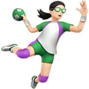 Mujer Jugando Al Balonmano: Tono De Piel Claro Apple iOS 17.4.