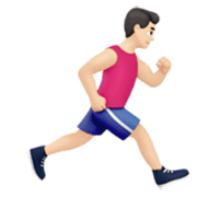 Hombre Corriendo Mirando Hacia La Derecha: Tono De Piel Claro Apple iOS 17.4.