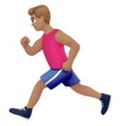 Hombre Corriendo: Tono De Piel Medio Apple iOS 17.4.
