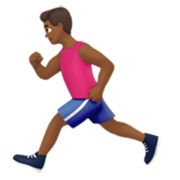 Hombre Corriendo: Tono De Piel Oscuro Medio Apple iOS 17.4.