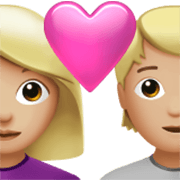 Pareja Enamorada: Mujer, Persona, Tono De Piel Claro Medio Apple iOS 17.4.