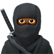 Ninja: Tono De Piel Oscuro Medio Apple iOS 17.4.