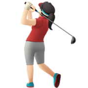 Mujer Jugando Al Golf: Tono De Piel Claro Apple iOS 17.4.