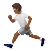 Persona Corriendo: Tono De Piel Oscuro Medio Apple iOS 17.4.