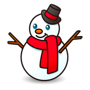 Muñeco De Nieve Con Nieve emojidex 1.0.34.