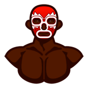 Personas Luchando, Tono De Piel Oscuro emojidex 1.0.34.