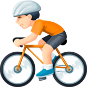 Persona En Bicicleta: Tono De Piel Claro Facebook 15.0.