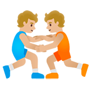 Personas Luchando, Tono De Piel Claro Medio Google 15.0.