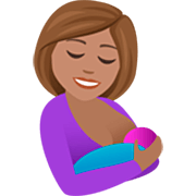 Lactancia Materna: Tono De Piel Medio JoyPixels 7.0.
