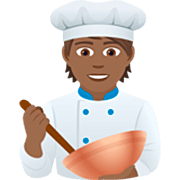 Cocinero: Tono De Piel Oscuro Medio JoyPixels 7.0.