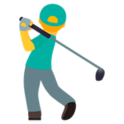 Hombre Jugando Al Golf JoyPixels 7.0.