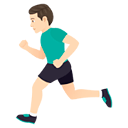 Hombre Corriendo: Tono De Piel Claro JoyPixels 7.0.