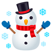 Muñeco De Nieve Con Nieve JoyPixels 7.0.