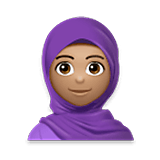 Mujer Con Hiyab: Tono De Piel Medio LG Velvet.