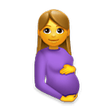 Mujer Embarazada LG Velvet.