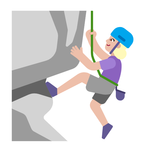 Mujer Escalando: Tono De Piel Claro Medio Microsoft Windows 11 23H2.