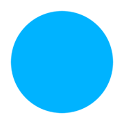 Círculo Azul Grande Mozilla Firefox OS 2.5.
