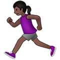 Mujer Corriendo: Tono De Piel Oscuro Samsung One UI 5.0.