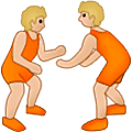 Personas Luchando, Tono De Piel Claro Medio Samsung One UI 5.0.