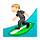 Hombre Haciendo Surf: Tono De Piel Claro Medio VKontakte(VK) 1.0.