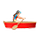 Mujer Remando En Un Bote: Tono De Piel Claro VKontakte(VK) 1.0.