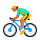 Persona En Bicicleta: Tono De Piel Oscuro Medio VKontakte(VK) 1.0.