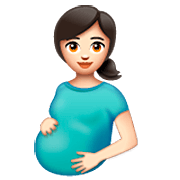 Mujer Embarazada: Tono De Piel Claro WhatsApp 2.23.2.72.