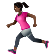 Mujer Corriendo: Tono De Piel Oscuro WhatsApp 2.23.2.72.