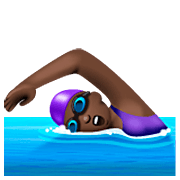 Mujer Nadando: Tono De Piel Oscuro WhatsApp 2.23.2.72.