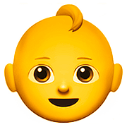 Emoji 👶 Neonato su Apple iOS 10.0.