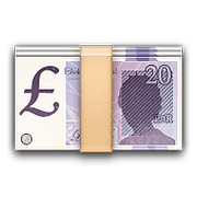 Emoji 💷 Banconota Sterlina su Apple iOS 10.0.