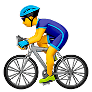 Emoji 🚴 Ciclista su Apple iOS 10.0.