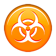 Émoji ☣️ Danger Biologique sur Apple iOS 10.0.