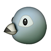Emoji 🐦 Uccello su Apple iOS 10.0.