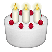 Émoji 🎂 Gâteau D’anniversaire sur Apple iOS 10.0.
