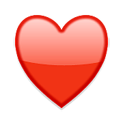 Émoji ♥️ Cœur Cartes sur Apple iOS 10.0.