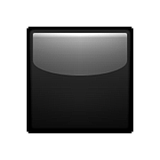 ◾ Emoji Cuadrado Negro Mediano-pequeño en Apple iOS 10.0.