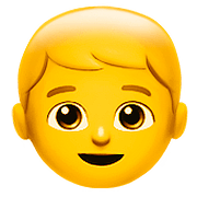 👦 Emoji Niño en Apple iOS 10.0.