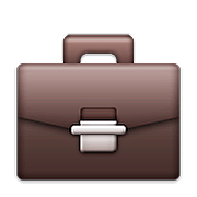 Emoji 💼 Valigetta 24 Ore su Apple iOS 10.0.