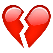💔 Emoji Coração Partido na Apple iOS 10.0.