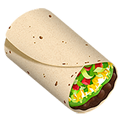 Émoji 🌯 Burrito sur Apple iOS 10.0.