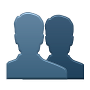 Emoji 👥 Profilo Di Due Persone su Apple iOS 10.0.