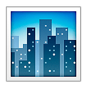 Emoji 🏙️ Paesaggio Urbano su Apple iOS 10.0.