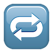 Emoji 🔁 Pulsante Di Ripetizione Della Riproduzione su Apple iOS 10.0.