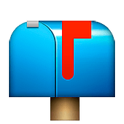 📫 Emoji geschlossener Briefkasten mit Post Apple iOS 10.0.