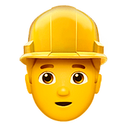 Emoji 👷 Operaio Edile su Apple iOS 10.0.