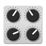 Émoji 🎛️ Boutons De Réglage sur Apple iOS 10.0.