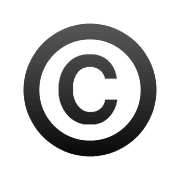Émoji ©️ Symbole Copyright sur Apple iOS 10.0.